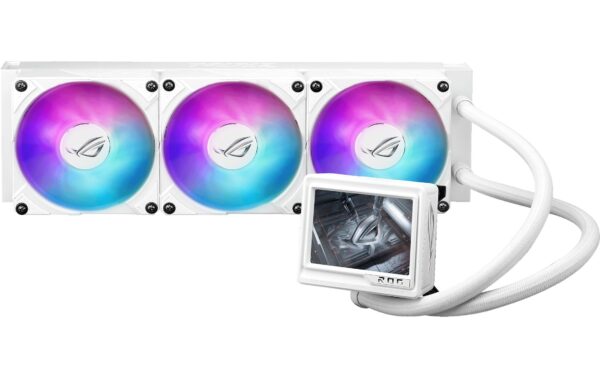 1842838_2 - Mediatech Asus ROG RYUJIN III 360 ARGB EXTREME WH Liquid CPU Cooler, 3.5 LCD, 3x120mm ARGB