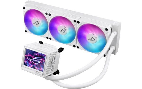 1842838_3 - Mediatech Asus ROG RYUJIN III 360 ARGB EXTREME WH Liquid CPU Cooler, 3.5 LCD, 3x120mm ARGB