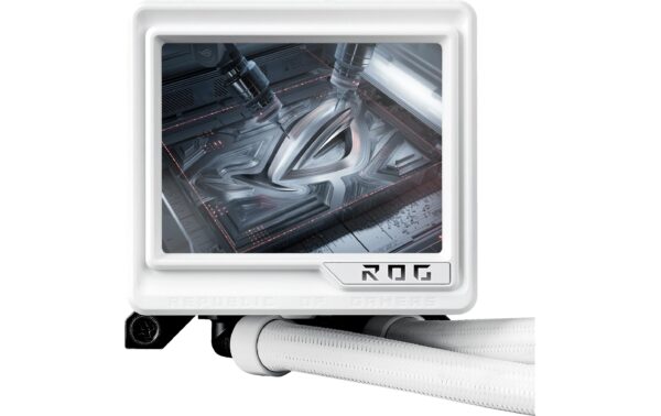 1842838_5 - Mediatech Asus ROG RYUJIN III 360 ARGB EXTREME WH Liquid CPU Cooler, 3.5 LCD, 3x120mm ARGB
