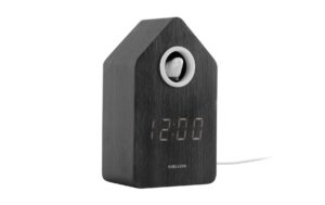 1843160 - Mediatech KARLSSON Wecker Kuckuck LED inkl. USB Kabel, Black wood veneer kaufen Schweiz | Mediatech.ch