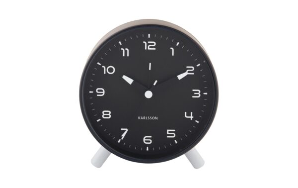 KARLSSON Wecker Orgullo Exkl. 1xAA Batterie, Black kaufen Schweiz | Mediatech.ch