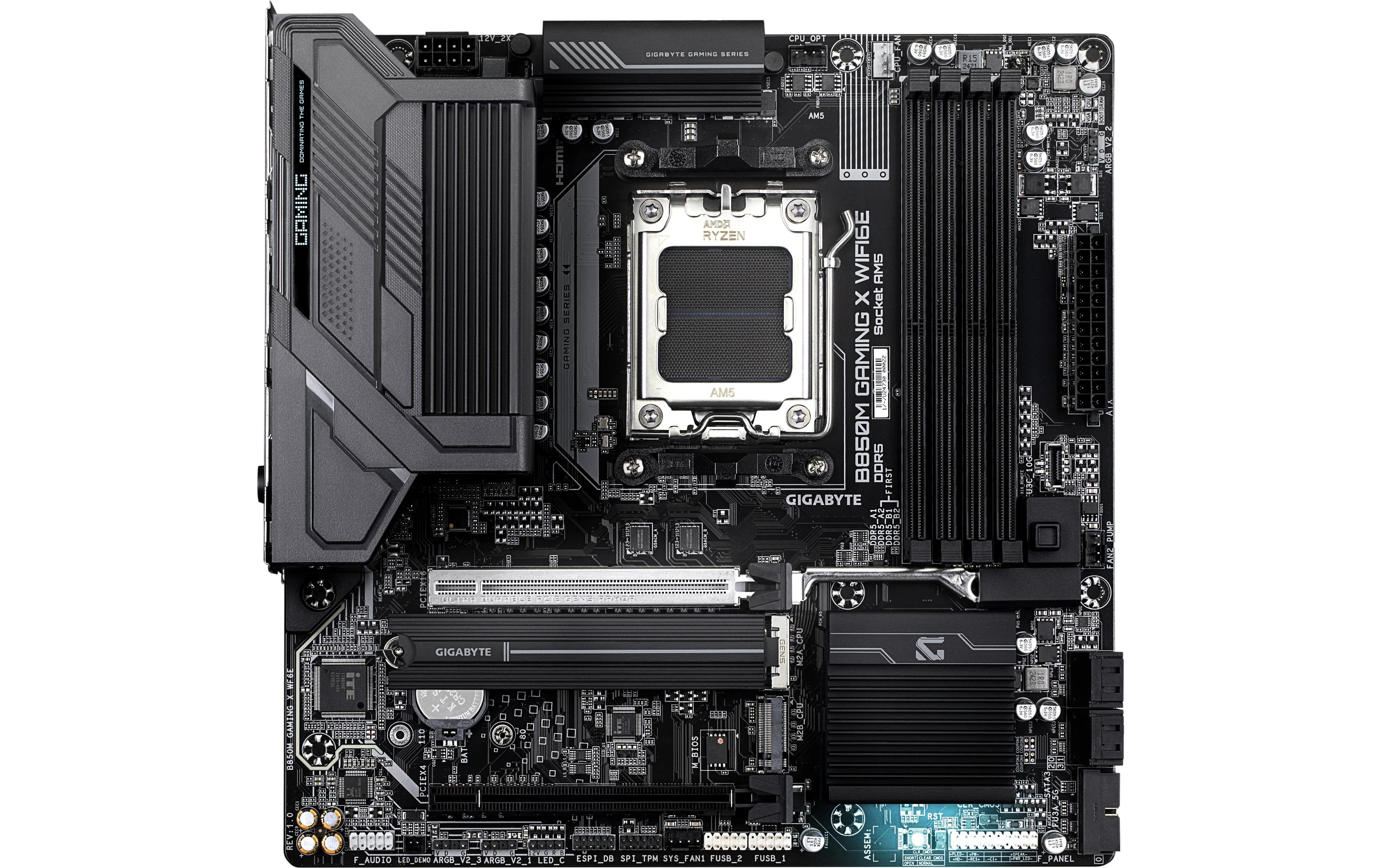 1843810_1 - Mediatech Gigabyte B850M GAMING X WF6E, uATX AM5, AMD B850, 4x DDR5, WIFI6E