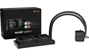 1844821 - Mediatech Wasserkühler be quiet! silent Loop 3 240mm kompatibel zu Intel/AMD, 2x 120mm Radiator kaufen Schweiz | Mediatech.ch