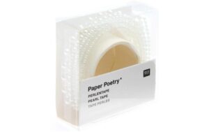 Rico Washi Tape Perlen, offwhite 1.9 x 50 cm