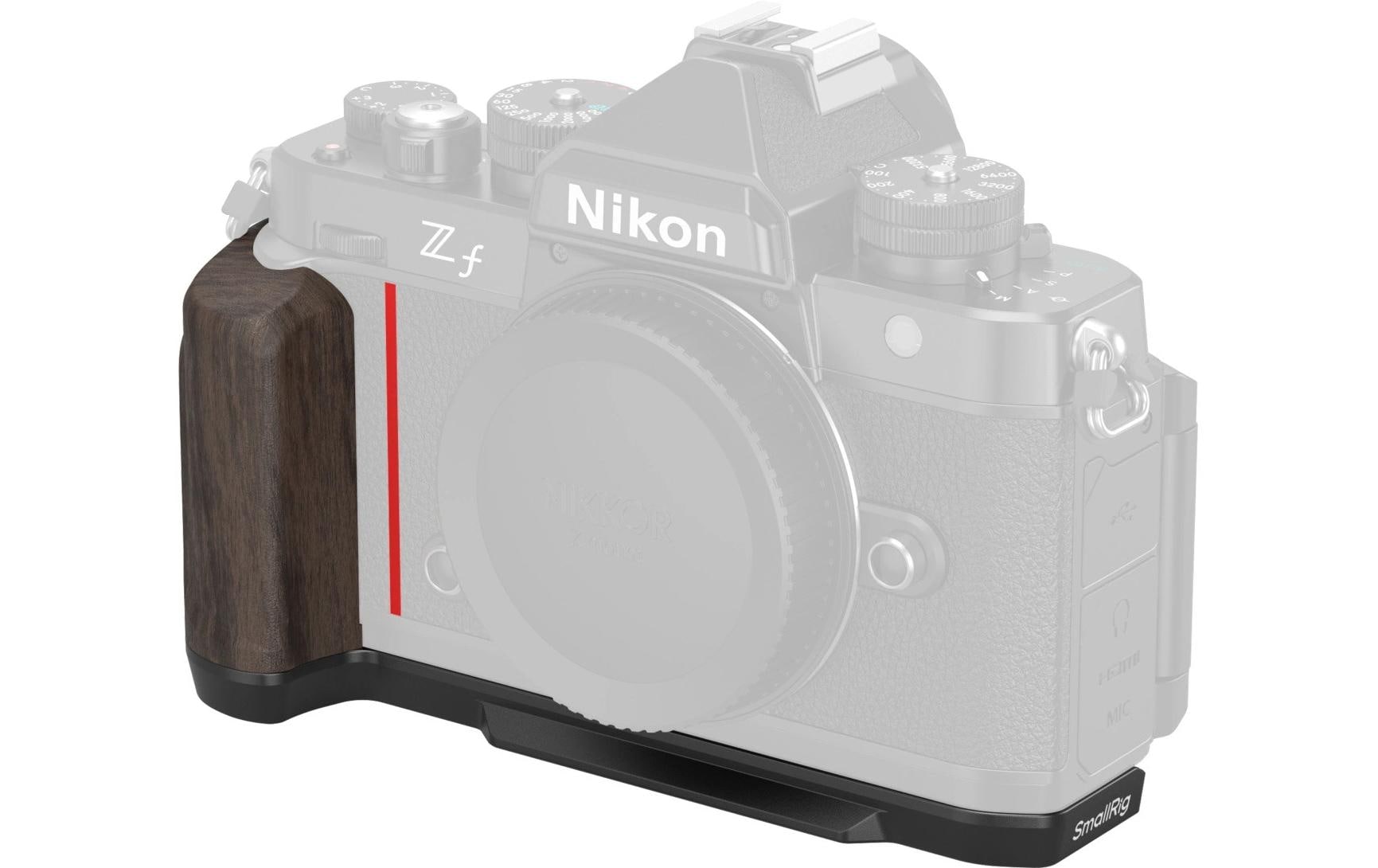 1848676 - Mediatech SmallRig L-Shape Mount Plate for Nikon Z f with Wooden Handle kaufen Schweiz | Mediatech.ch