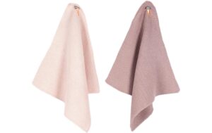 pad Reinigungstücher Monte, 2er Set Pink, 25x25 cm, 100% Baumwolle