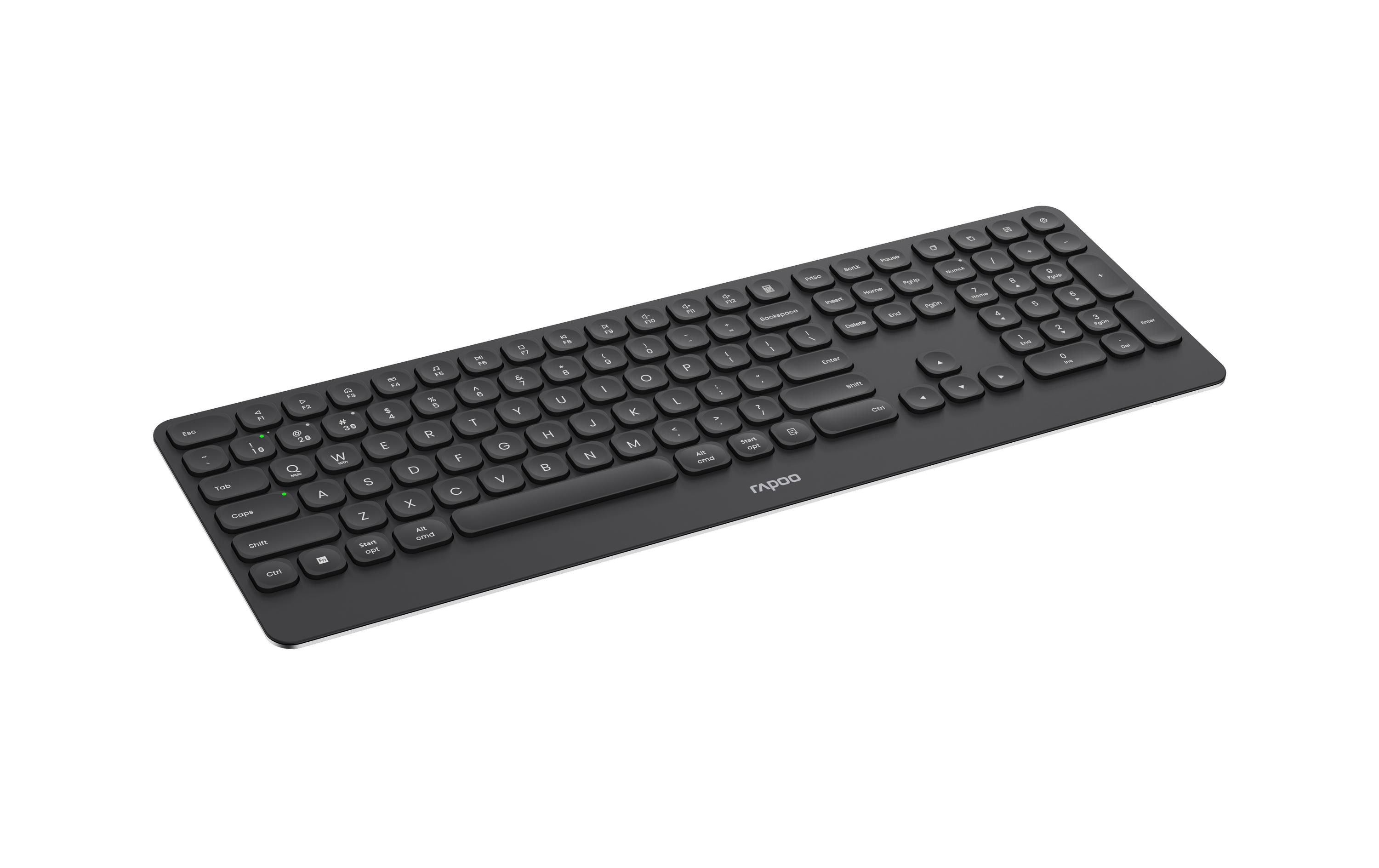Rapoo 9390M Ultraslim Deskset 2,4 GHz,  Bluetooth 5.0