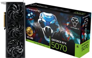 Gainward RTX5070 Python III OC, 12GB GDDR7 GeForce RTX5070, 3x DP, 1x HDMI