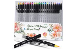 Aquarell-Pinselstifte (24 Stk.) Wasservermalbare Farben
