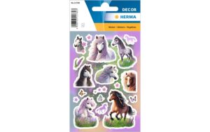 Herma Sticker Pferdewelt 3 Blatt, 18 Sticker, selbstklebend