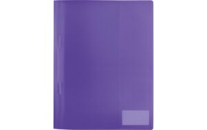 Herma Schnellheft A4 Transluzent violett Polypropylen, Namensfeld, Einstecktasche