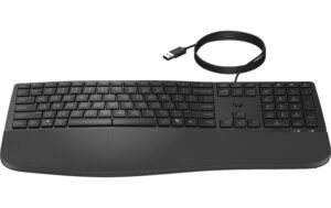 HP 485 Ergonomische Tastatur USB-A,Dual-Mode,Wired
