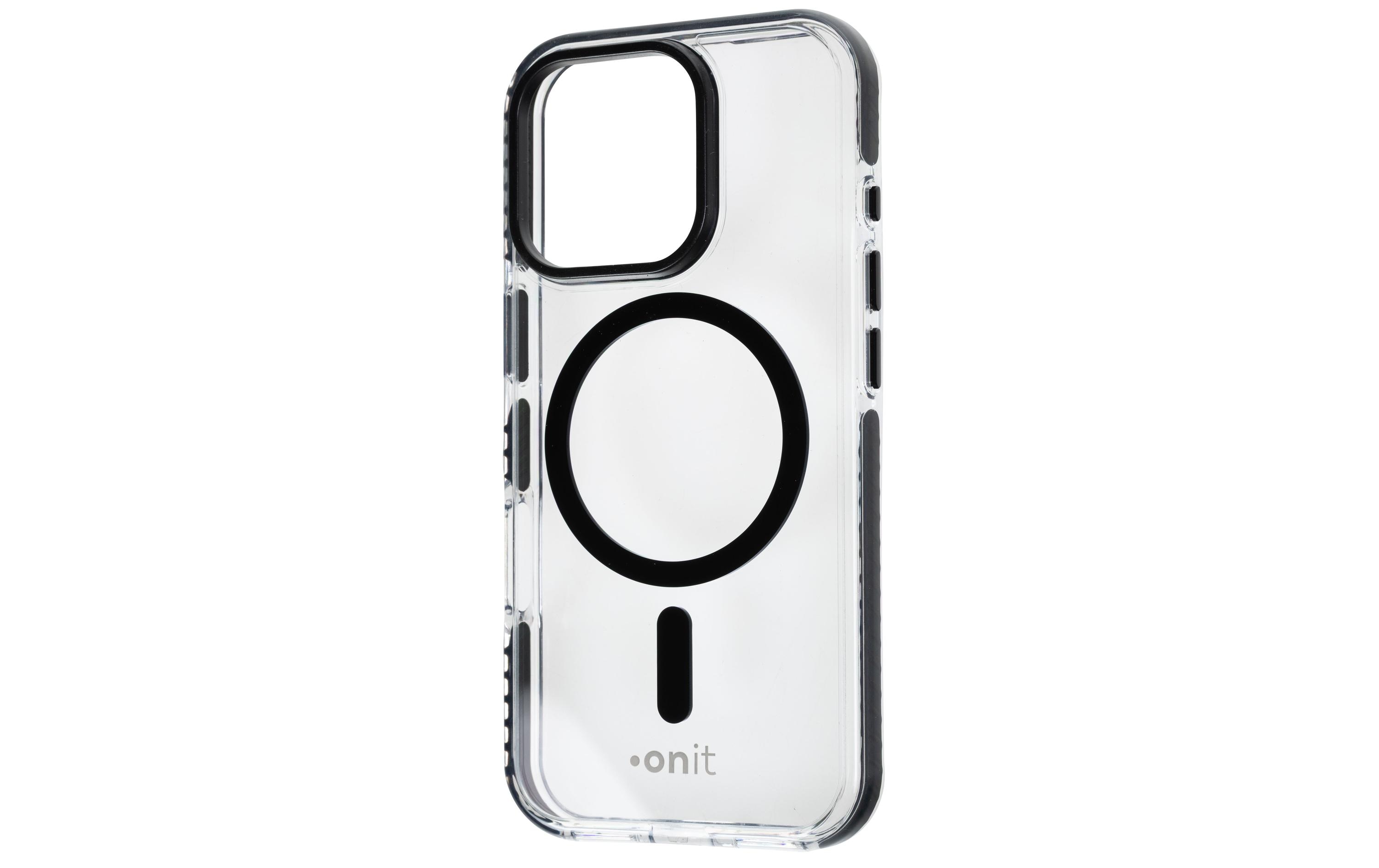 onit Back Cover Mill.Std. iPhone 16 pro transp.schw / Magsafe / Mill.Std.3m / GRS kaufen Schweiz | Mediatech.ch