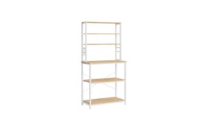 Vasagle Küchenregal mit 6 Haken 40x80x167 cm (TxBxH), Traglast verschieden