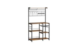 Vasagle Lagerregal Industrie-Design 90x42x167 cm (TxBxH), Traglast verschieden