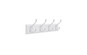 Songmics Garderobe mit 4 Haken, Weiss 40x11x7 cm, Spanplatte kaufen Schweiz | Mediatech.ch
