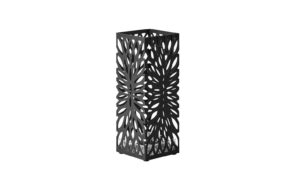 Songmics Schrimständer, Grau 15.5x15.5x41 cm, Stahl, Kunststoff