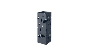 Songmics Schrimständer, Grau 15.5x15.5x49 cm, Stahl, Kunststoff
