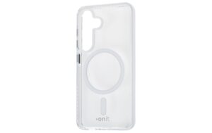 onit Back Cover Mill.Std. Samsung S25 transp.weiss / Magsafe / Mill.Std.3m / GRS