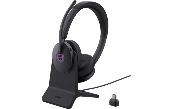 Yealink BH74 UC USB-C/A mit Ladestation Bluetooth, BT51-C Dongle mit USB-A Adapter
