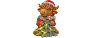 Dameco LED Hochlandrind sitzend 26x26x36cm LED ww, inkl. Timer 6/18h, exkl. 3x AAA kaufen Schweiz | Mediatech.ch