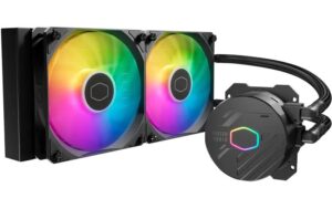 1855774 - Mediatech Kühler Cooler Master ML240 CORE II ARGB Intel & AMD, schwarz