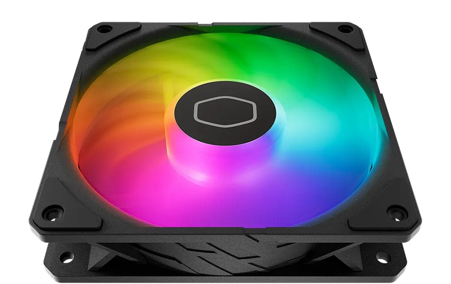 1855778_1 - Mediatech Gehäuselüfter Cooler M. SickFllow 120 ARGB 120x120x25mm, Schwarz