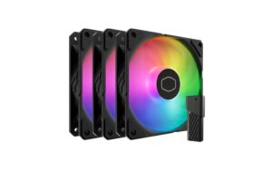 Gehäuselüfter Cooler M. SickFlow 120 ARGB 3 120x120x25mm, Schwarz, 3er Pack
