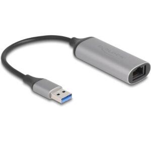 Delock USB3.2 Gen2 Typ-A zu LAN Adapter 0.01/ 0.1/1/2.5/5Gbps