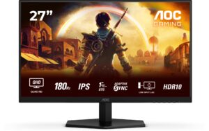 1856405 - Mediatech AOC 27 Q27G42XE, 2560x1440, IPS Gaming 180 Hz, HDMI, DP, Speakers kaufen Schweiz | Mediatech.ch