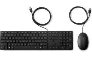 HP Wired Desktop 320MK Keyboard & Mouse Set USB-A Anschluss, Kabel, CH-Layout