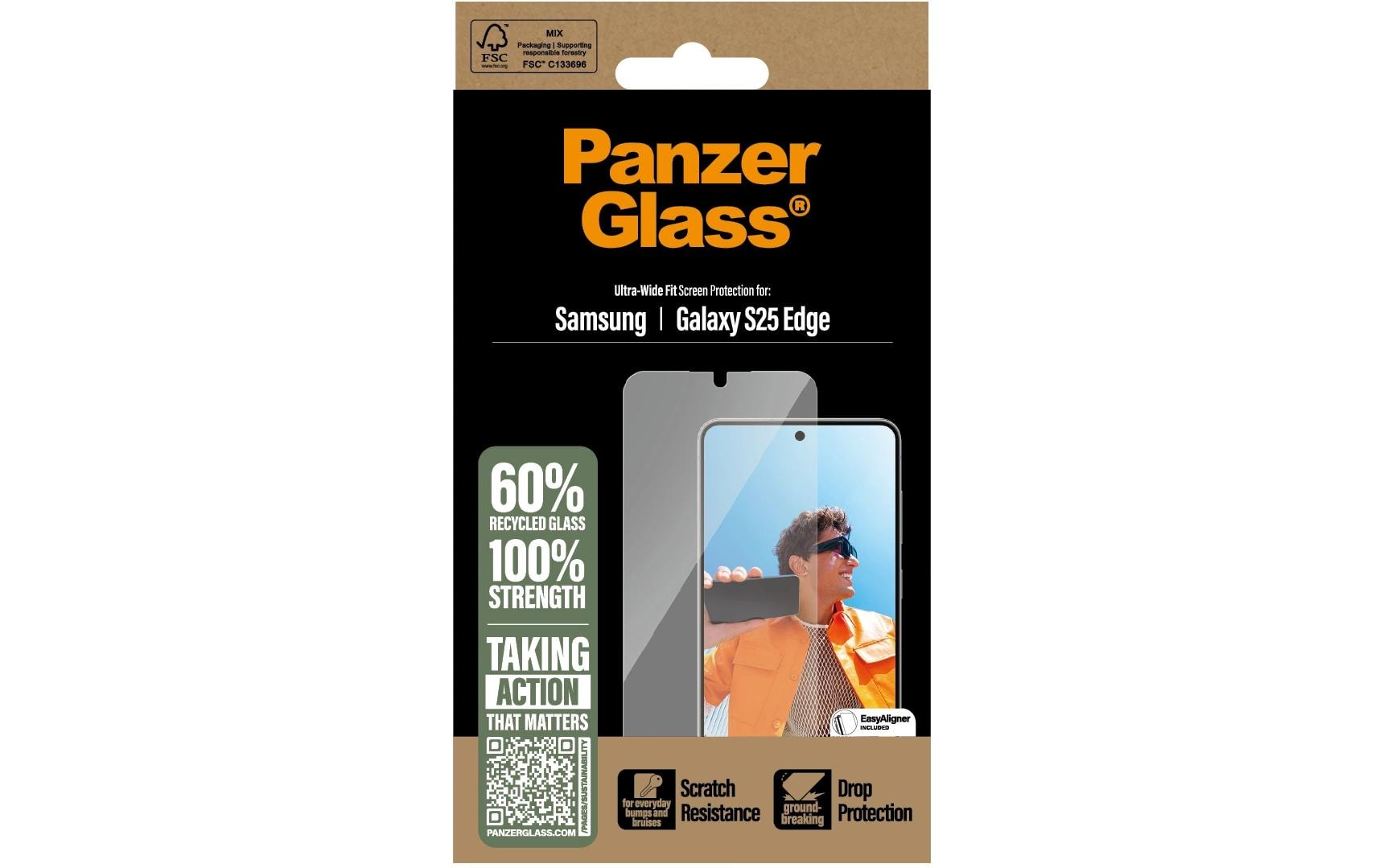 1856673_2 - Mediatech PanzerGlass Ultra-Wide Fit Galaxy S25 Edge