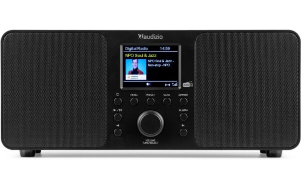 Audizio Genua WD DAB+/FM Radio mit Bluetooth, holzoptik