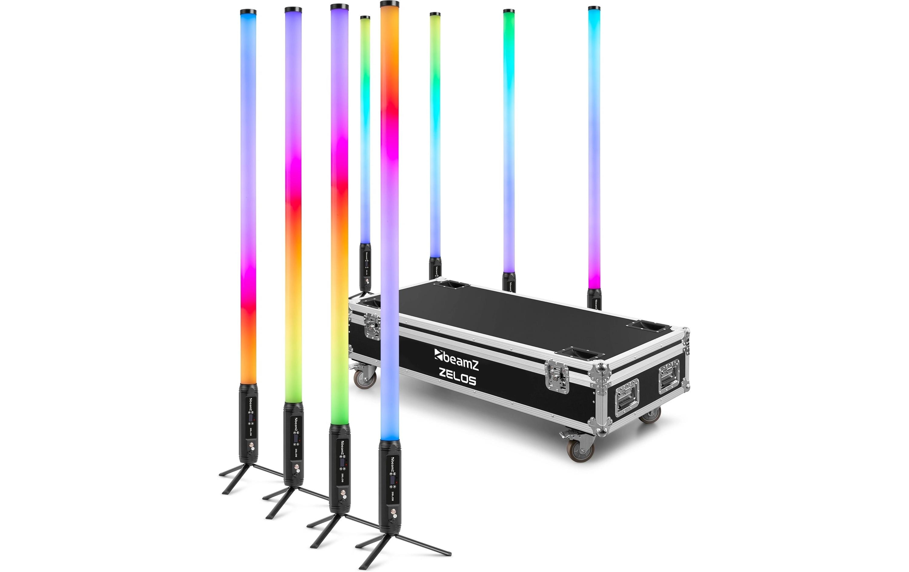 BeamZ Zelos-Set LED Tube Set, IP65, WDMX, Akku, RGBCW