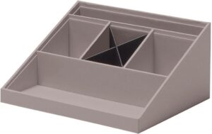 Rössler Organizer S.O.H.O. Taupe kompatibel mit Ablagekorb, 256x116x206 mm