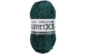 myboshi Wolle Chenille Samt XS Waldmeister, 50 g, 90 m, 100 % PES
