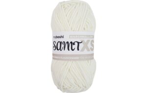myboshi Wolle Chenille Samt XS Marshmallow, 50 g, 90 m, 100 % PES