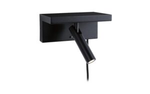 Paulmann LED Wandleuchte 3-Step-Dim Jerik USB C 3000K 160lm 230V 2, 4W dimmbar Schwarz