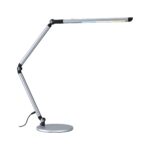 Paulmann LED Schreibtischleuchte 3-Step-Dim FlexBar White Switch 700lm 9,5W Silber ma