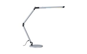 Paulmann LED Schreibtischleuchte 3-Step-Dim FlexBar White Switch 700lm 9,5W Silber ma