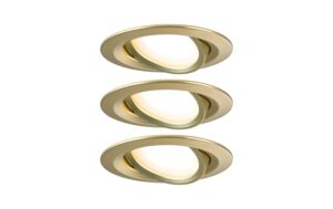 Paulmann LED Einbauleuchte Nova Coin 3-Set rund 84mm 50° Coin 3x6W 3x470lm 230V 270