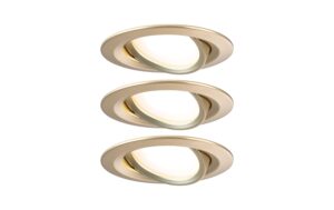 Paulmann LED Einbauleuchte 3-Step-Dim Nova Coin Basisset schwenkbar rund 84mm 50° Coi