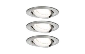 Paulmann LED Einbauleuchte Nova Plus 3-Set rund 84mm 50° 3x2,8W 3x505lm 230V 4000K