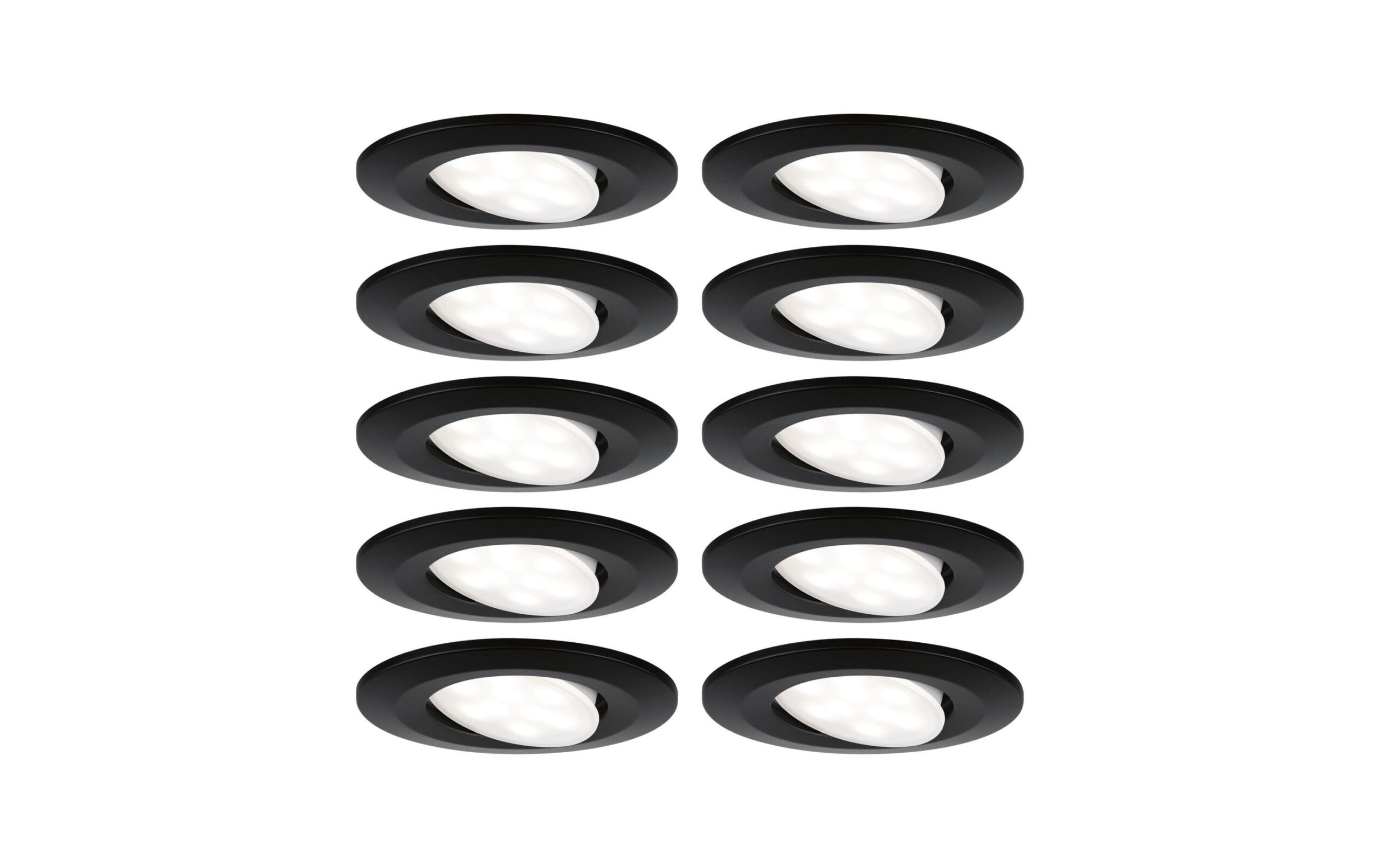 1859107 - Mediatech Paulmann LED Einbauleuchte Calla Basisset schwenkbar IP65 rund 90mm 30° 10x6W 10x500l kaufen Schweiz | Mediatech.ch