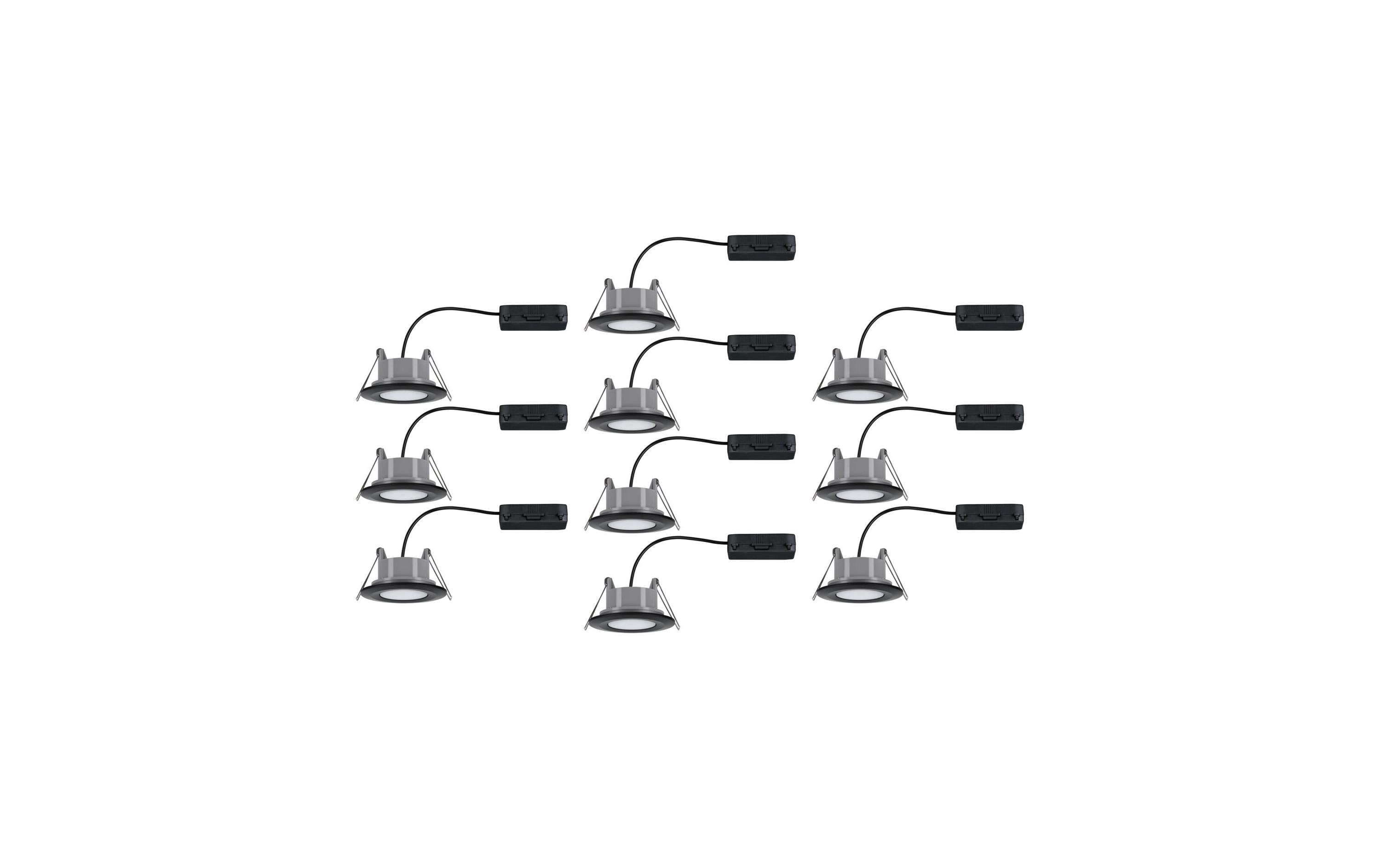 1859107_3 - Mediatech Paulmann LED Einbauleuchte Calla Basisset schwenkbar IP65 rund 90mm 30° 10x6W 10x500l
