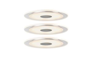 1859112 - Mediatech Paulmann Premium LED Einbau Whirl Basisset rund 150mm 3x6,9W 3x450lm 230V 3000
