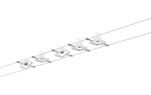 Paulmann Seilsystem Mac II Basisset GU5,3 max. 5x10W dimmbar 230/12V Weiss