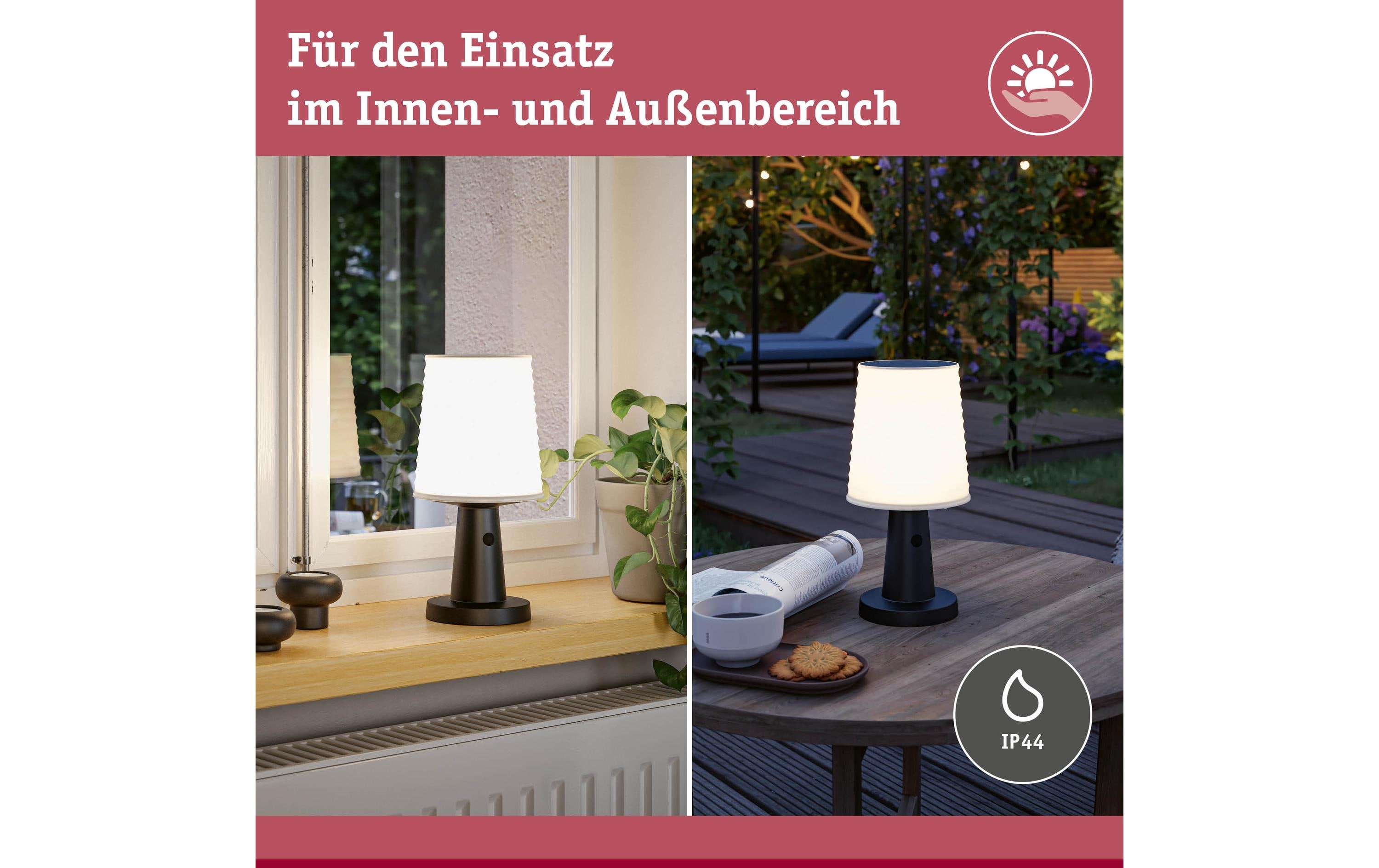 1859139_2 - Mediatech Paulmann Solar LED Tischleuchte Ilanga IP44 2700K 125lm Anthrazit