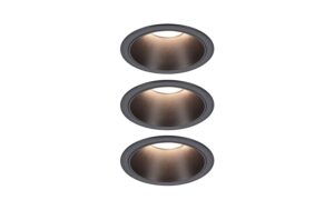 Paulmann LED Einbauleuchte 3-Step-Dim Cole Coin Basisset IP44 rund 88mm Coin 3x6W 3x4 kaufen Schweiz | Mediatech.ch