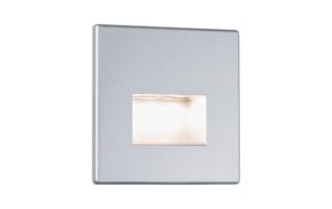 Paulmann LED Wandeinbauleuchte Edge Quadro eckig 80x5mm 1, 2W 50lm 230V 2700K Chrom ma